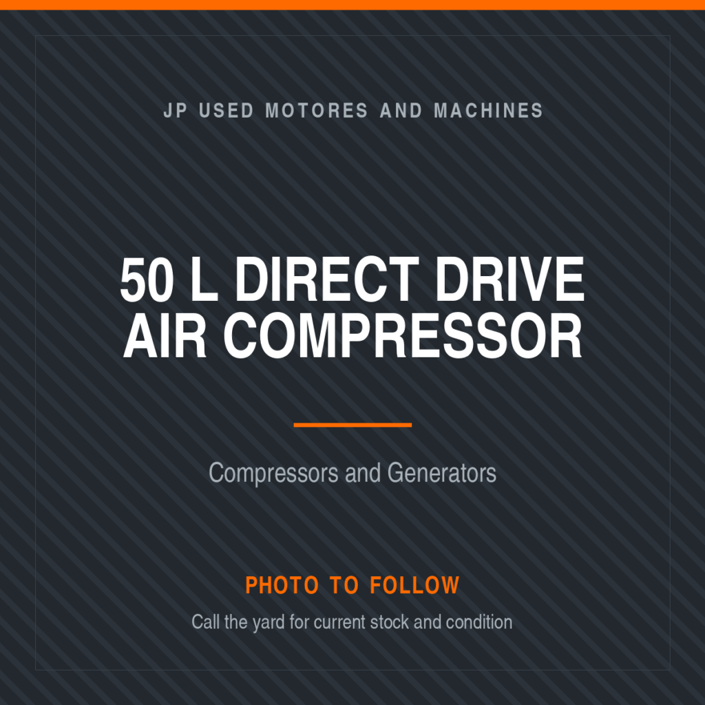 50 L Direct Drive Air Compressor placeholder image, photo to follow