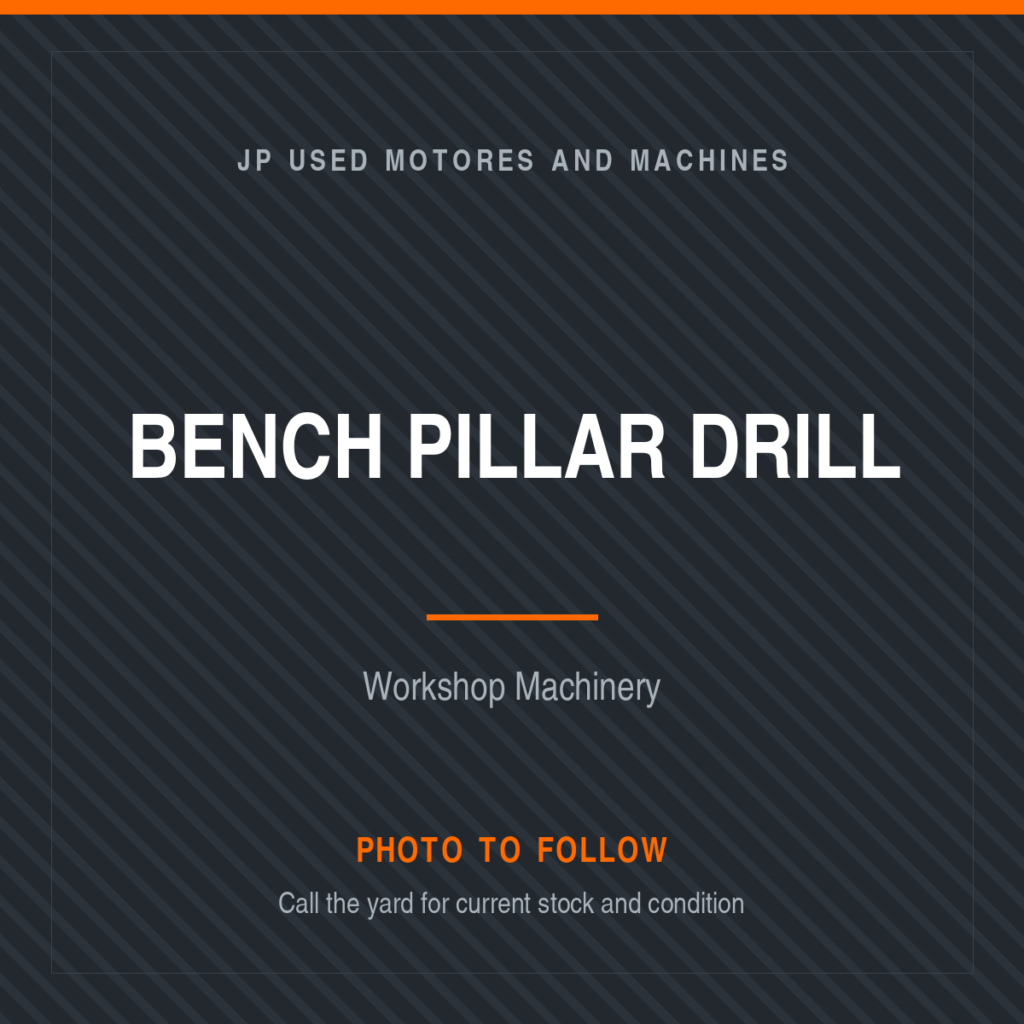 Bench Pillar Drill placeholder image, photo to follow